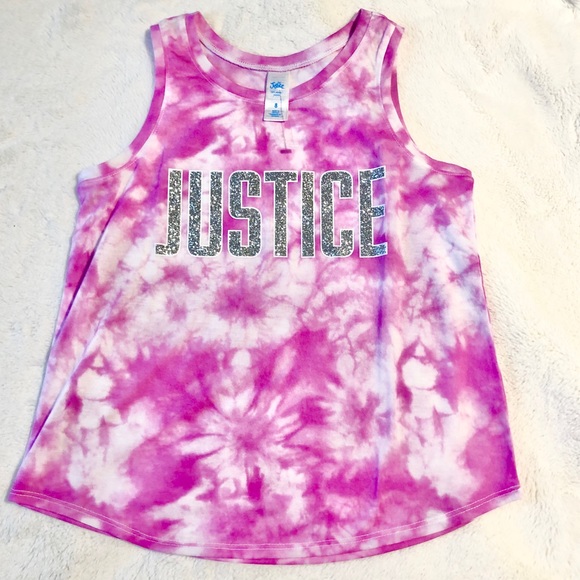 Justice Shirts & Tops Girls Justice Tie Dye Tank Size 8 Poshmark